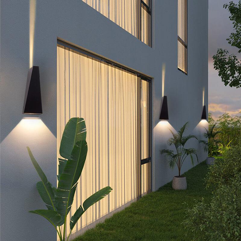 Modern Simple Trapezoid LED 2-Light Wall Sconce Lamp
