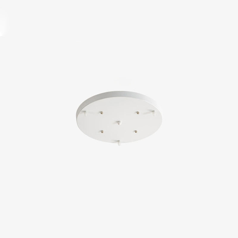 Modern Shaped Glass 1-Light Cloud Suspension Pendant Light