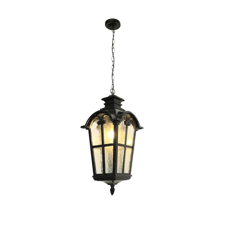 Traditional European Die-cast Aluminum Outdoor Waterproof 1-Light Pendant Light For Outdoor