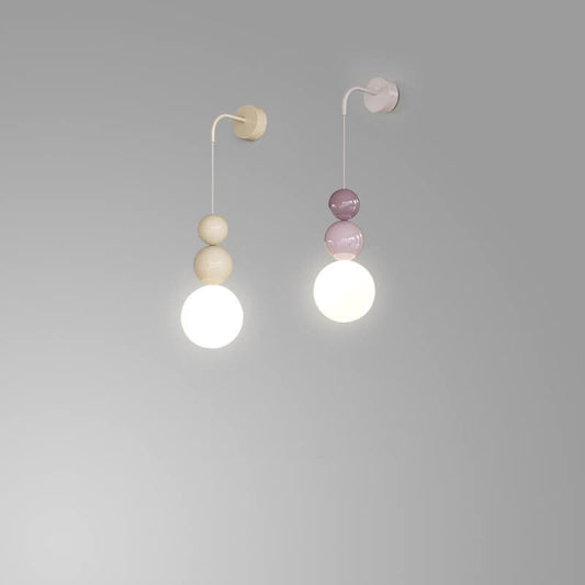 Modern Minimalist Personality Iron Gourd 1-Light Wall Sconce Lamp For Bedroom