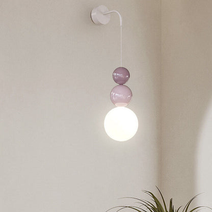 Modern Minimalist Personality Iron Gourd 1-Light Wall Sconce Lamp For Bedroom