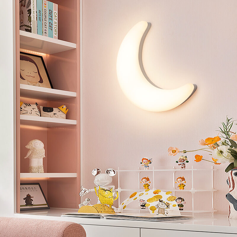 Modern Creative Acrylic Moon LED Wall Sconce Lamp