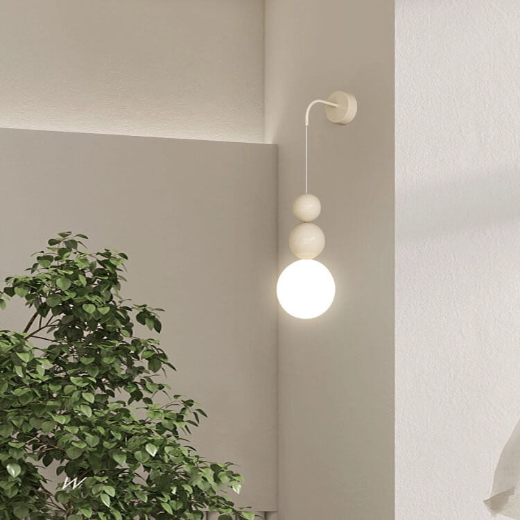 Modern Minimalist Personality Iron Gourd 1-Light Wall Sconce Lamp For Bedroom
