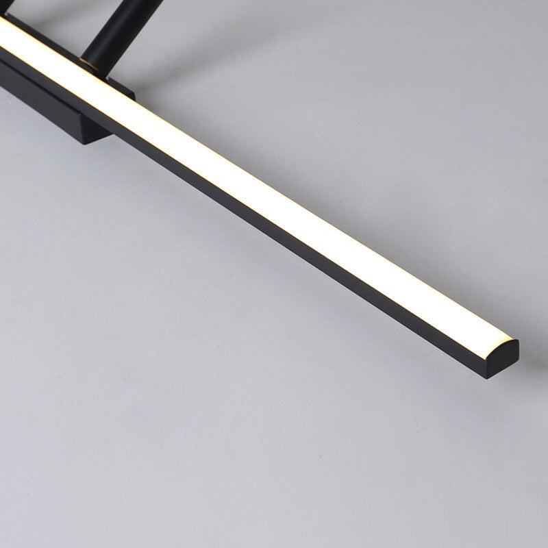 Modern Minimalist Long Strip Iron Acrylic LED Spotlight Flush Mount Ceiling Light