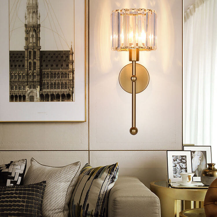 Traditional Vintage Iron Glass Round Bird 1-Light Wall Sconce Lamp for Living Room