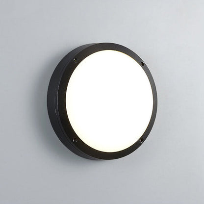 Modern Minimalist Round Aluminum Acrylic Outdoor Waterproof LED Flush Mount Ceiling Light For Outdoor Patio