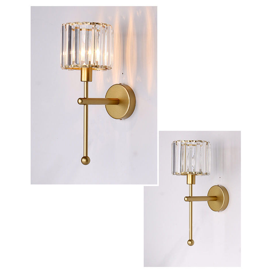 Traditional Vintage Iron Glass Round Bird 1-Light Wall Sconce Lamp for Living Room