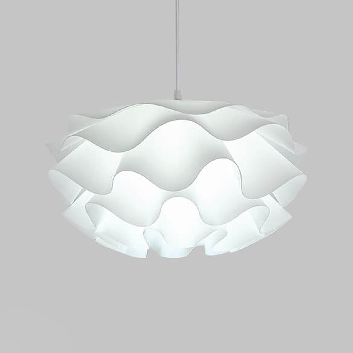 Modern Minimalist Iron Acrylic Floral Petal 1-Light Pendant Light for Living Room