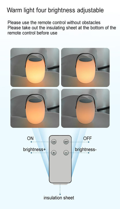 Solar PE Portable Basket LED Outdoor Waterproof Decorative Light