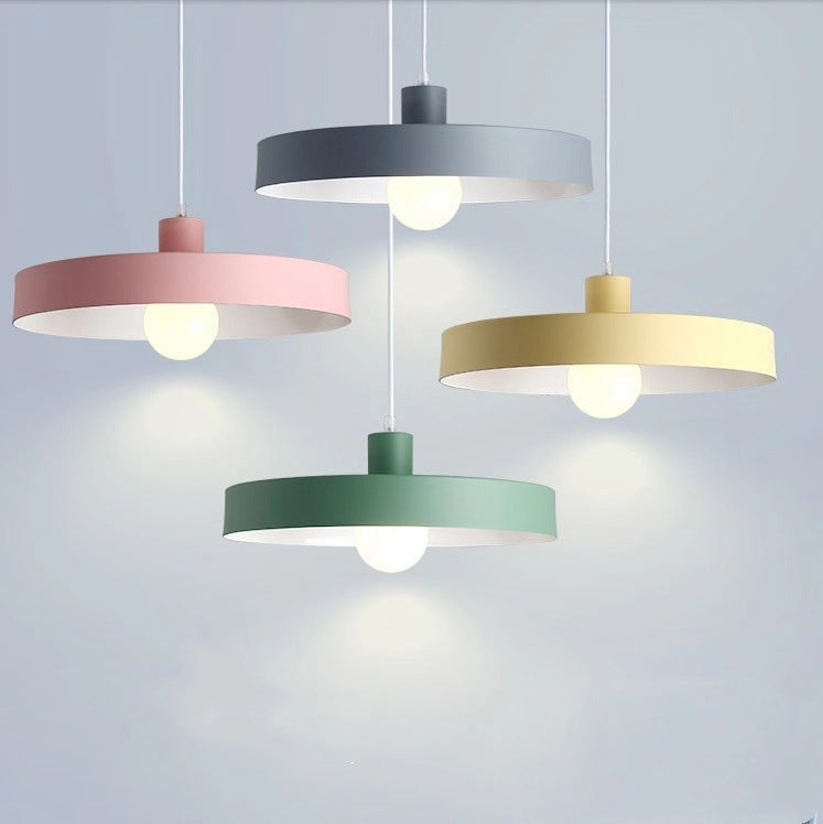 Modern Nordic Macaron Color 1-Light Pendant Light