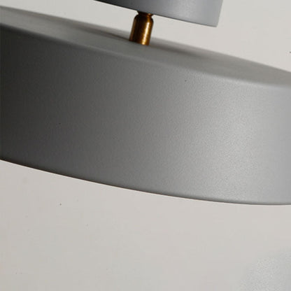 Contemporary Scandinavian Round Pot Iron LED Flush Mount Ceiling Light for Living Room