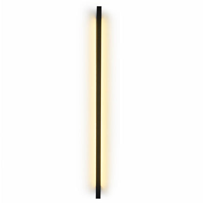 Modern Simplicity Long Strip Iron Silicone LED Wall Sconce Lamp for Living Room