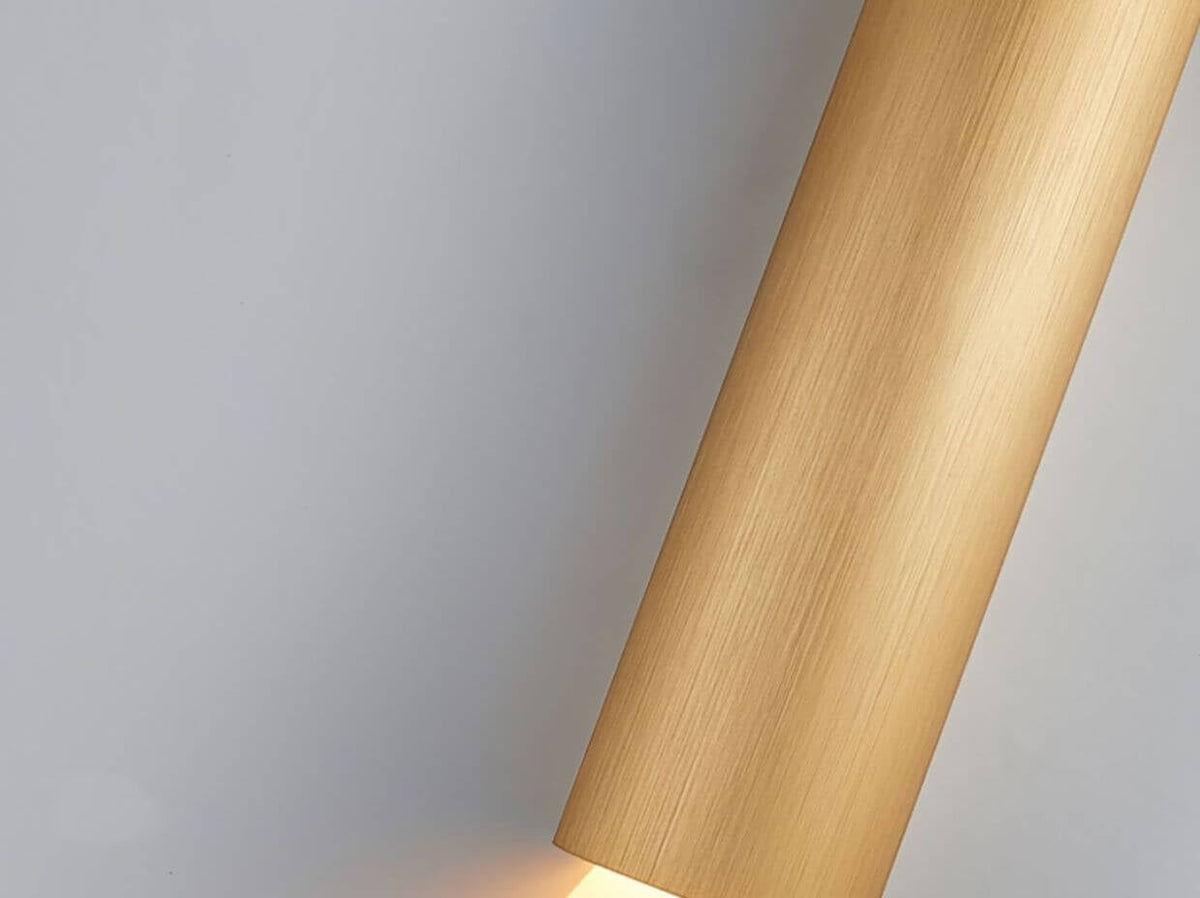 Modern Minimalist Aluminum Cylindrical LED Wall Sconce Lamp