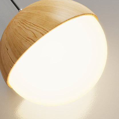 Traditional Japanese Iron Round Oval Iron 1-Light Pendant Light For Living Room & Bedroom