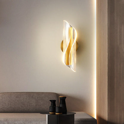 Modern Acrylic Curly LED Wall Sconce Lamp