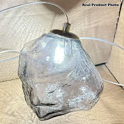 Nordic Creative Ice Cube Glass 1-Light  Pendant Light