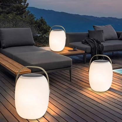 Solar PE Portable Basket LED Outdoor Waterproof Decorative Light