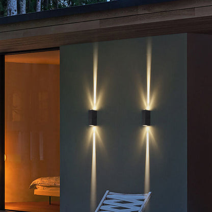 Modern Minimalist Outdoor Waterproof Beam Spotlight LED Outdoor Decorative Wall Sconce Lamp