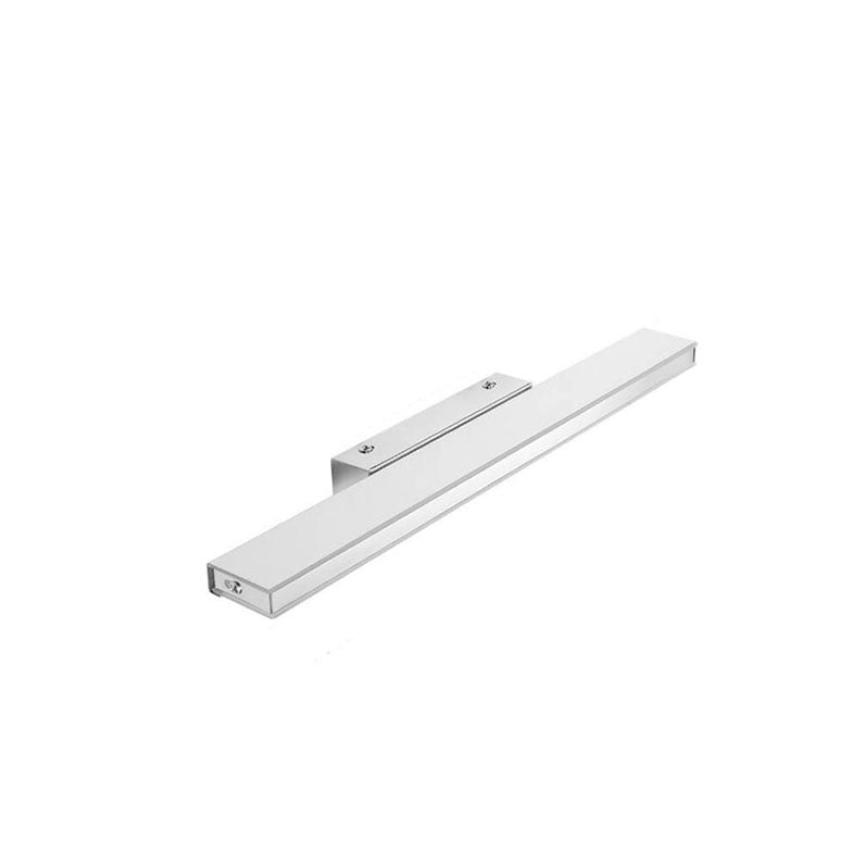 Modern Minimalist Rectangular Column Stainless Steel Anti-Fog Vanity Light LED Wall Sconce Lamp For Bathroom & Living Room