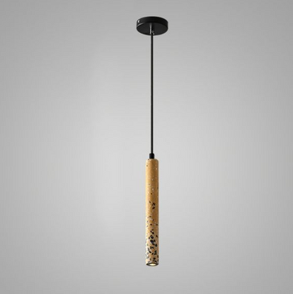 Retro Multicolor Cement Long Strip LED Pendant Light