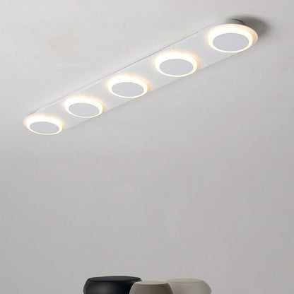 Minimalist Long Bar 3/4/5 Light  LED Flush Mount Ceiling Light