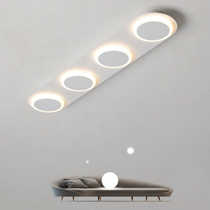 Minimalist Long Bar 3/4/5 Light  LED Flush Mount Ceiling Light