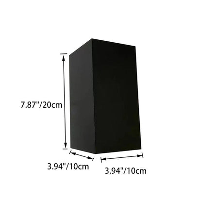 Modern Minimalist Aluminum Smart Square APP Dimming Waterproof LED Wall Sconce Lamp For Outdoor