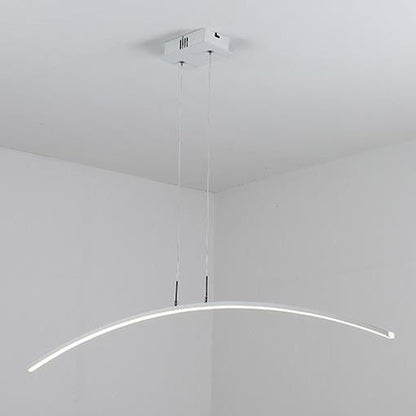 Nordic Minimalist Arch  Linear LED Chandelier