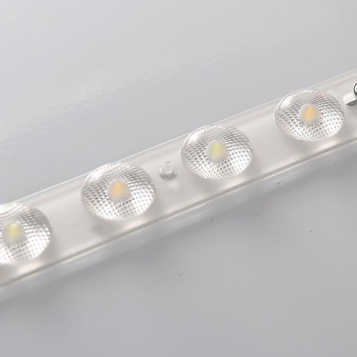 Modern Acrylic Shade Round Log LED Flush Mount Light