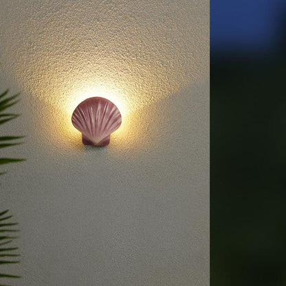 Contemporary Creative Shell Design Aluminum LED Waterproof Wall Sconce Lamp