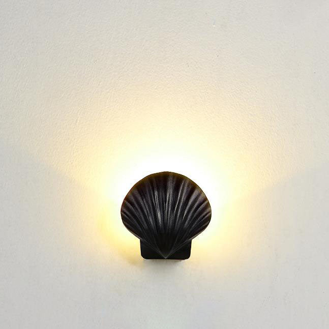 Contemporary Creative Shell Design Aluminum LED Waterproof Wall Sconce Lamp