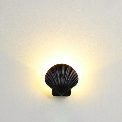 Contemporary Creative Shell Design Aluminum LED Waterproof Wall Sconce Lamp