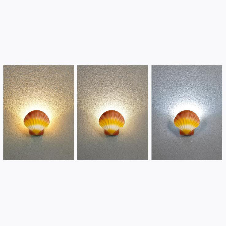 Contemporary Creative Shell Design Aluminum LED Waterproof Wall Sconce Lamp