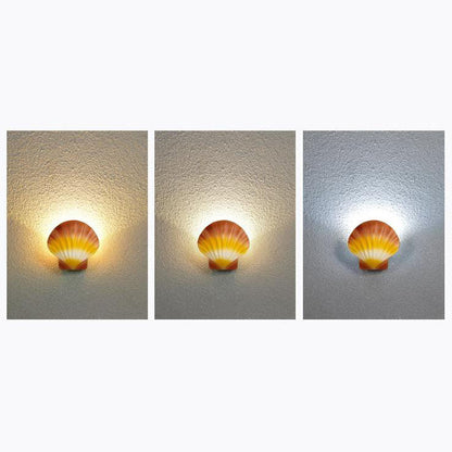 Contemporary Creative Shell Design Aluminum LED Waterproof Wall Sconce Lamp