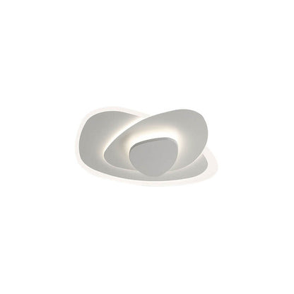 Nordic Simple Geometric Wrought Iron Acrylic LED Flush Mount Ceiling Light