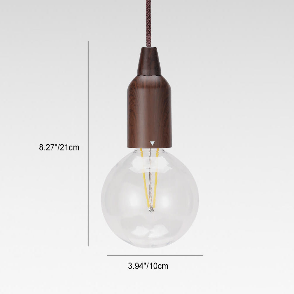 Contemporary Industrial Portable Waterproof PC ABS Round Cone Battery USB 1-Light Camping Outdoor Light