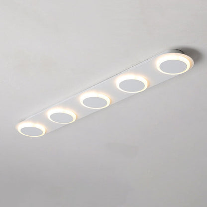 Minimalist Long Bar 3/4/5 Light  LED Flush Mount Ceiling Light