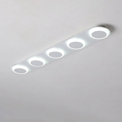 Minimalist Long Bar 3/4/5 Light  LED Flush Mount Ceiling Light