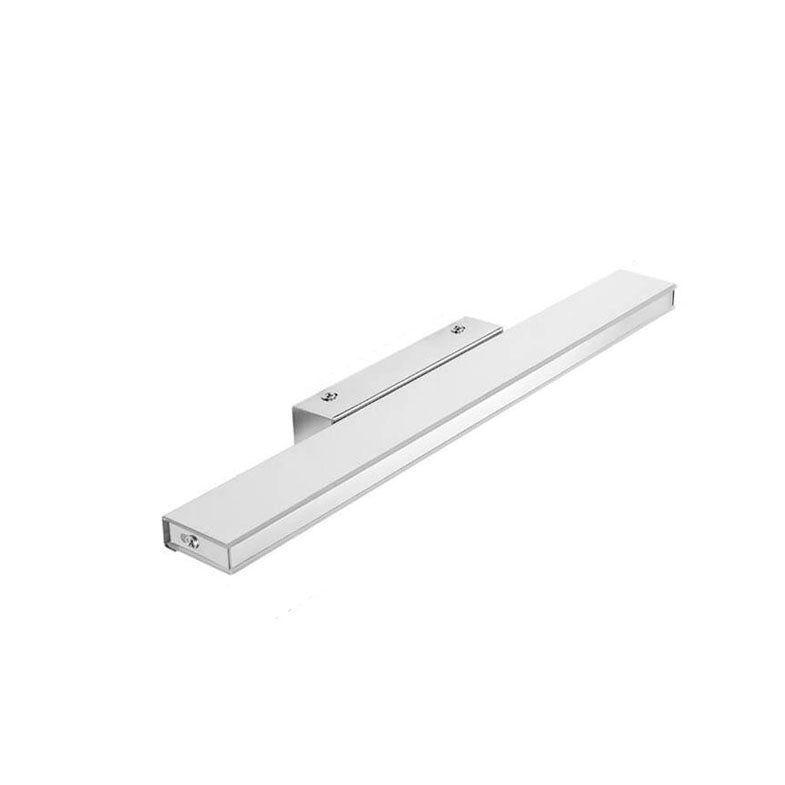 Modern Minimalist Rectangular Column Stainless Steel Anti-Fog Vanity Light LED Wall Sconce Lamp For Bathroom & Living Room