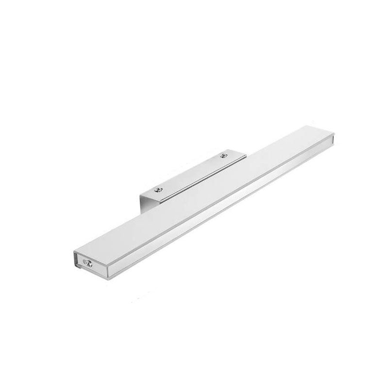 Modern Minimalist Rectangular Column Stainless Steel Anti-Fog Vanity Light LED Wall Sconce Lamp For Bathroom & Living Room