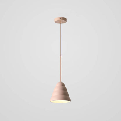 Modern Minimalist Macaron Geometric Metal 1-Light Pendant Light
