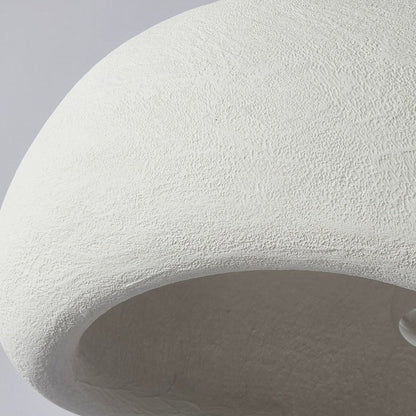 Contemporary Scandinavian Semicircle Polystyrene 1 - Light Pendant Light For Dining Room