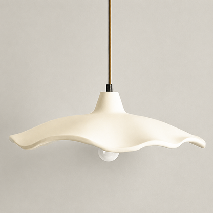 Japanese Vintage Flower Shape Lampshade Cement 1/2/3-Light Island Light Chandelier