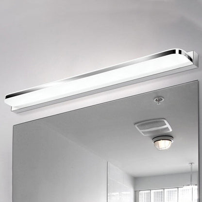 Modern Minimalist Waterproof Rectangular Iron Acrylic LED Vanity Light Wall Scone Lamp For Bathroom