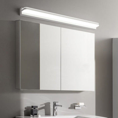 Modern Minimalist Waterproof Rectangular Iron Acrylic LED Vanity Light Wall Scone Lamp For Bathroom