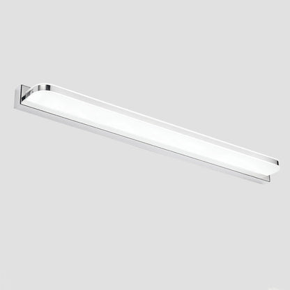 Modern Minimalist Waterproof Rectangular Iron Acrylic LED Vanity Light Wall Scone Lamp For Bathroom