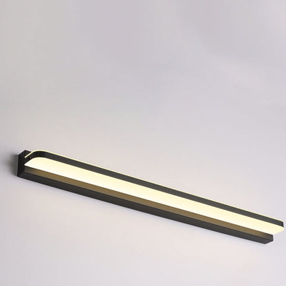 Modern Minimalist Waterproof Rectangular Iron Acrylic LED Vanity Light Wall Scone Lamp For Bathroom