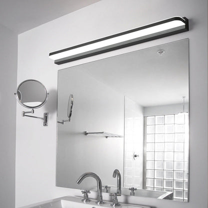 Modern Minimalist Waterproof Rectangular Iron Acrylic LED Vanity Light Wall Scone Lamp For Bathroom