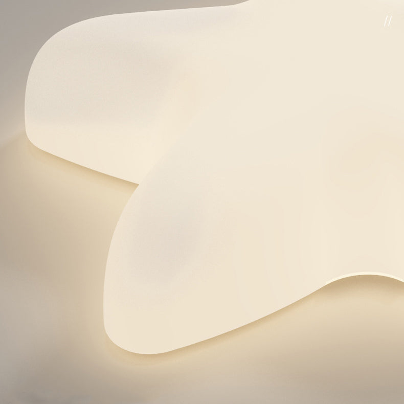 Modern Minimalist Stars Cloud Leaf Hardware PE LED Wall Sconce Lamp For Living Room