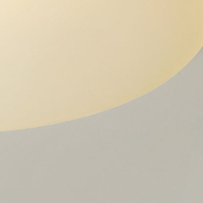 Modern Minimalist Pebble Shape Hardware PE LED Flush Mount Ceiling Light For Bedroom